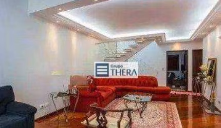 Sobrado com 3 dormitórios para alugar, 307 m² por R$ 6.013,00/mês - Casa Branca - Santo André/SP