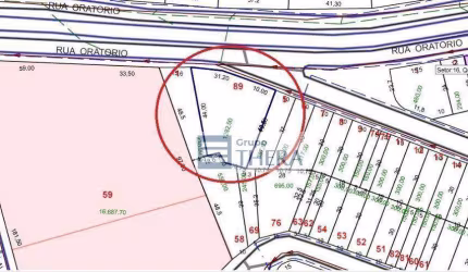 Terreno à venda, 1282 m² por R$ 2.600.000,00 - Parque Novo Oratório - Santo André/SP