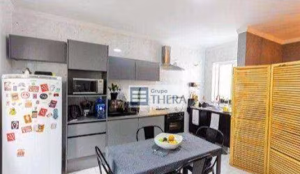 Cobertura com 3 dormitórios para alugar, 136 m² por R$ 4.216,00/mês - Jardim - Santo André/SP