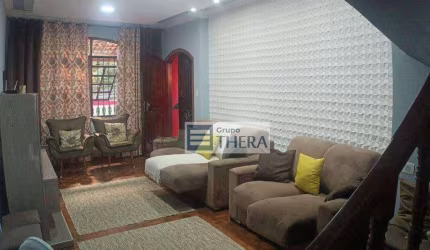 Sobrado com 3 dormitórios à venda, 244 m² por R$ 640.000 - Parque Marajoara - Santo André/SP