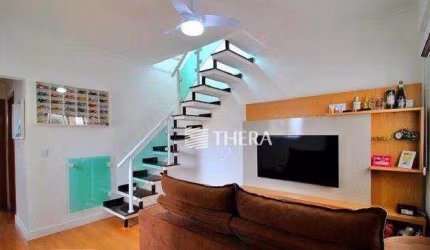 Cobertura com 3 dormitórios à venda, 100 m² por R$ 410.000,00 - Vila Tibiriçá - Santo André/SP