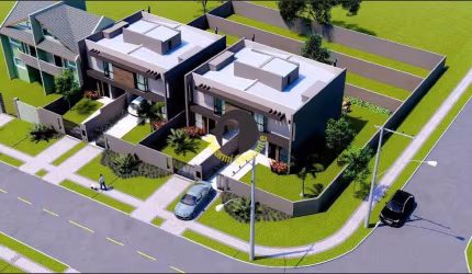 Sobrado de 112m², 3 Quartos e 3 banheiros à venda bairro Atuba - Curitiba/PR