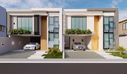 Sobrado em construção em São Jose dos Pinhais