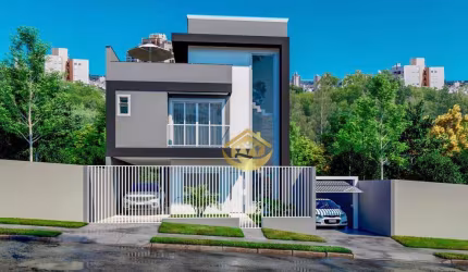 Sobrado com 3 dormitórios à venda, 120 m² por R$ 749.900,00 - Portão - Curitiba/PR
