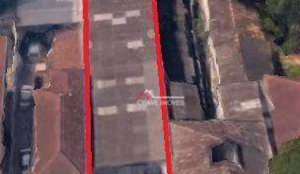 Terreno à venda, 492 m² por R$ 1.300.000,00 - Vila Matias - Santos/SP