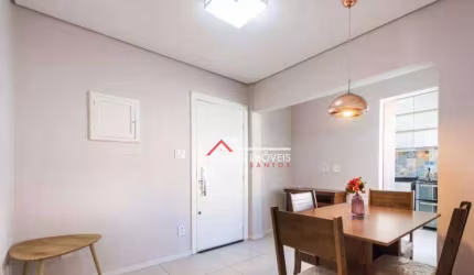 Apartamento com 1 dormitório à venda, 52 m² por R$ 340.000,00 - José Menino - Santos/SP