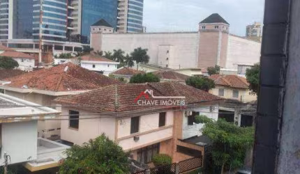 Apartamento com 2 dormitórios à venda, 76 m² por R$ 373.000,00 - Aparecida - Santos/SP