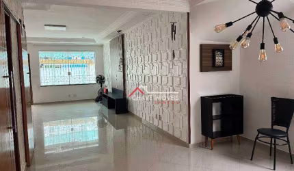 Casa com 4 dormitórios para alugar, 170 m² por R$ 6.000,01/mês - Marapé - Santos/SP