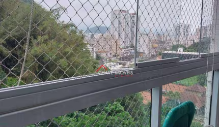 Apartamento com 2 dormitórios à venda, 77 m² por R$ 750.000,00 - José Menino - Santos/SP
