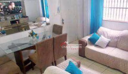Apartamento com 2 dormitórios à venda, 73 m² por R$ 370.000,00 - Aparecida - Santos/SP