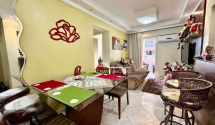 Apartamento com 3 dormitórios à venda, 100 m² por R$ 692.000,00 - Aparecida - Santos/SP