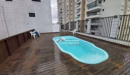 Apartamento à venda, 75 m² por R$ 629.000,00 - Campo Grande - Santos/SP