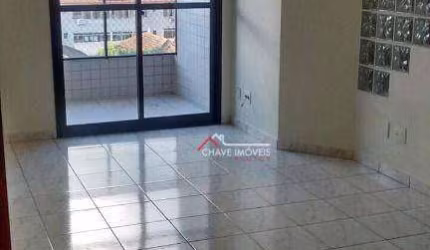 Apartamento com 1 dormitório para alugar, 68 m² por R$ 2.980,02/mês - Embaré - Santos/SP