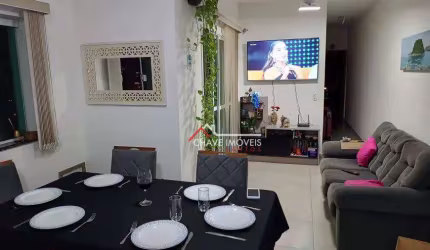 Apartamento com 2 dormitórios à venda, 68 m² por R$ 575.000,00 - Campo Grande - Santos/SP