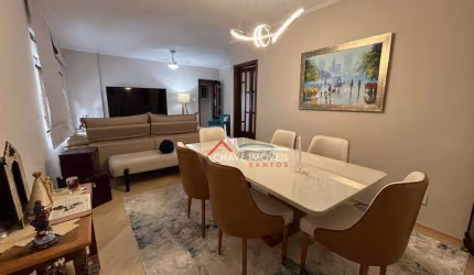 Apartamento com 3 dormitórios à venda, 116 m² por R$ 850.000,00 - Pompéia - Santos/SP