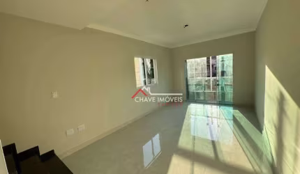 Casa nova com 3 dormitórios à venda, 134 m² por R$ 890.000 - Aparecida - Santos/SP