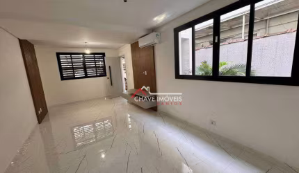 Sobrado isolado porteira fechada, com 3 dormitórios, recém construído, à venda, 123 m² por R$ 1.800,000,00 - Boqueirão - Santos/SP