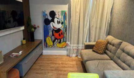 Flat com 1 dormitório à venda, 50 m² por R$ 430.000,00 - Gonzaga - Santos/SP