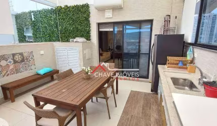 Cobertura com 3 dormitórios à venda, 226 m² por R$ 1.850.000,00 - Ponta da Praia - Santos/SP