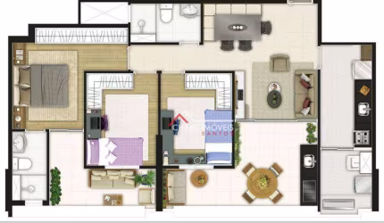 Apartamento à venda, 69 m² por R$ 823.000,00 - Boqueirão - Santos/SP
