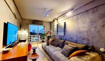 Apartamento com 2 dormitórios à venda, 63 m² por R$ 550.000,00 - Aparecida - Santos/SP