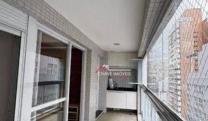 Apartamento para alugar, 70 m² por R$ 6.400,01/mês - Gonzaga - Santos/SP