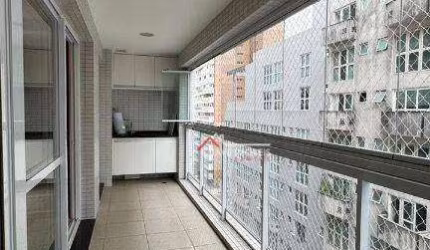 Apartamento com 2 dormitórios para alugar, 70 m² por R$ 6.200,01/mês - Gonzaga - Santos/SP