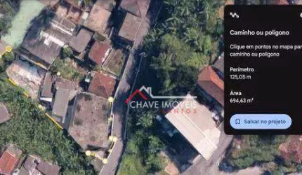 Terreno à venda, 700 m² por R$ 1.500.000,00 - José Menino - Santos/SP