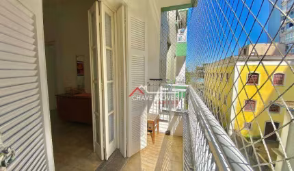 Apartamento com 1 dormitório para alugar, 85 m² por R$ 3.000,02/mês - Embaré - Santos/SP
