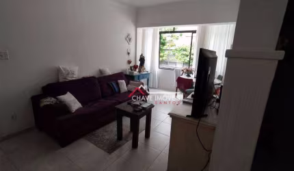 Apartamento com 3 dormitórios à venda, 86 m² por R$ 511.000,00 - Boqueirão - Santos/SP