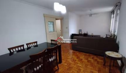 Apartamento para alugar, 134 m² por R$ 4.000,02/mês - Embaré - Santos/SP