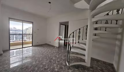 Cobertura com 1 dormitório à venda, 129 m² por R$ 980.000,00 - Aparecida - Santos/SP