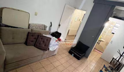 Kitnet com 1 dormitório para alugar, 32 m² por R$ 2.800,02/mês - Aparecida - Santos/SP
