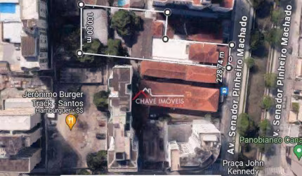 TERRENO COM 1,790,16 M2, NO JOSÉ MENINO - SANTOS/SP