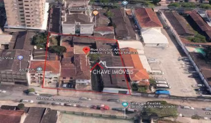 Terreno à venda, 1600 m² - Vila Matias - Santos/SP
