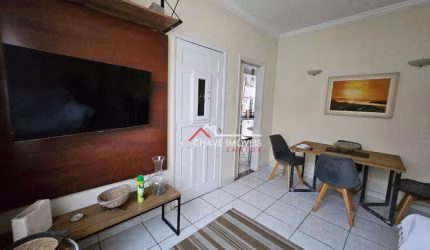 APARTAMENTO COM 90 M2, 2 DORMITÓRIOS, 1 VAGA DE GARAGEM, NA APARECIDA - SANTOS/SP