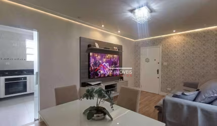 Apartamento à venda, 89 m² por R$ 450.000,00 - Estuário - Santos/SP