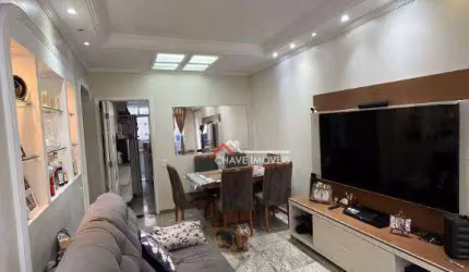 Apartamento com 3 dormitórios à venda, 98 m² por R$ 890.000,00 - Aparecida - Santos/SP