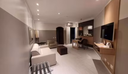Flat para alugar, 90 m² por R$ 4.697,22/mês - Gonzaga - Santos/SP
