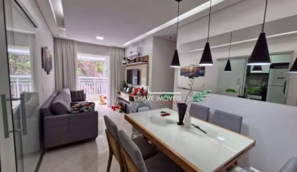 Apartamento com 2 dormitórios à venda, 62 m² por R$ 600.000,00 - Marapé - Santos/SP
