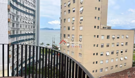 Apartamento com 1 dormitório, 66 m² - venda por R$ 430.000,00 ou aluguel por R$ 2.400,01/mês - Ponta da Praia - Santos/SP