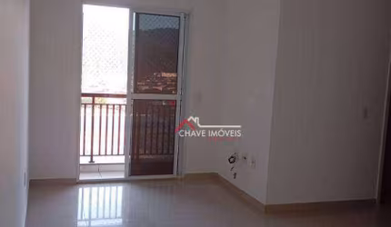 Apartamento com 3 dormitórios à venda, 65 m² por R$ 375.000,00 - Castelo - Santos/SP