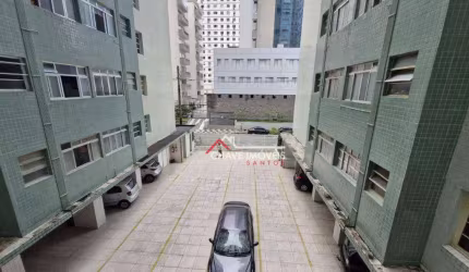 Apartamento com 1 dormitório para alugar, 60 m² por R$ 3.000,02/mês - José Menino - Santos/SP