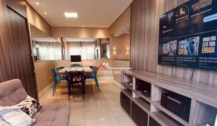 APARTAMENTO MOBILIADO 69M² NA ANA COSTA EM SANTOS