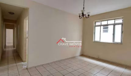 Apartamento com 2 dormitórios à venda, 70 m² por R$ 390.000,00 - Embaré - Santos/SP
