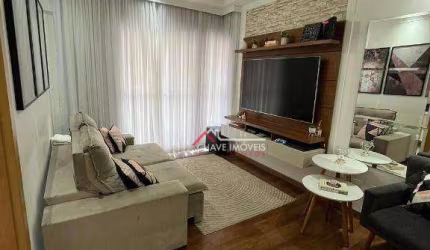 Apartamento com 2 dormitórios à venda, 82 m² por R$ 1.220.000,00 - Campo Grande - Santos/SP