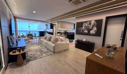 BAIRRO APARECIDA APARTAMENTO de 91,50 m² de AREA   UTIL com 1 suíte VARANDA AMPLIADA