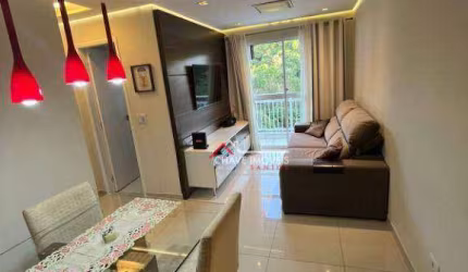 Apartamento com 2 dormitórios à venda, 56 m² por R$ 335.000,00 - Morro de Nova Cintra - Santos/SP