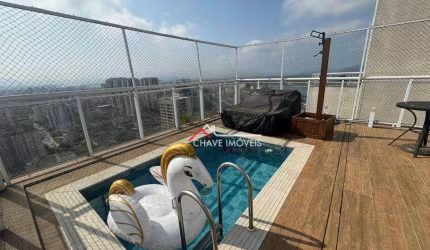 Cobertura com 4 dormitórios à venda, 400 m² por R$ 6.900.000,00 - Ponta da Praia - Santos/SP