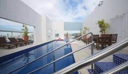 Apartamento com 1 dormitório à venda, 57 m² por R$ 575.000,00 - Boqueirão - Santos/SP